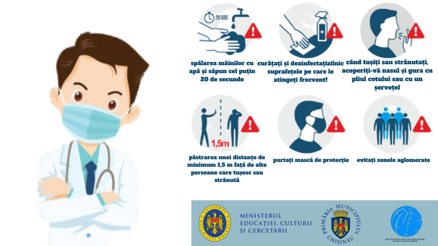 Stimați părinți, protejați-vă atât pe dvs., cât și pe ceilalți, informându-vă și luând măsurile necesare. Urmați sfaturile autorităților locale din domeniul sănătății