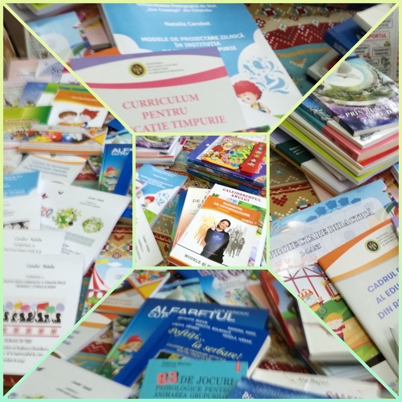 Dotarea cabinetului metodic din Instituția de Învățământ Preșcolar nr.16, cu literatură metodică și pentru copiii